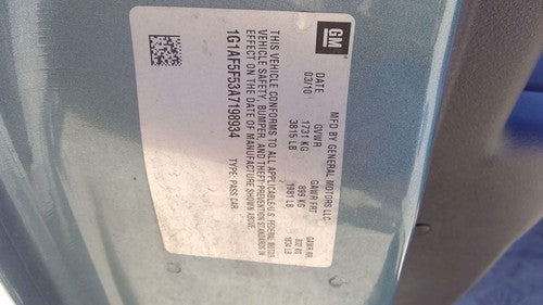 2008-2010 Chevy Cobalt Battery Master Fuse Block 2.2L Oem 13285114