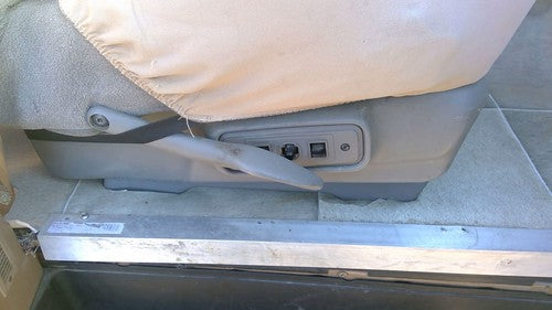 92-95 Chevy Astro Passenger Right Side Power Seat Switch With Trim Panel Oem Tan