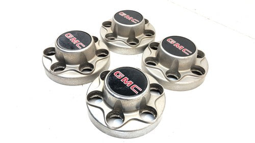 95-99 Gmc Sierra 1500 Set Of 4 Center Cap Wheel Center Hub Covers Chrome 46282