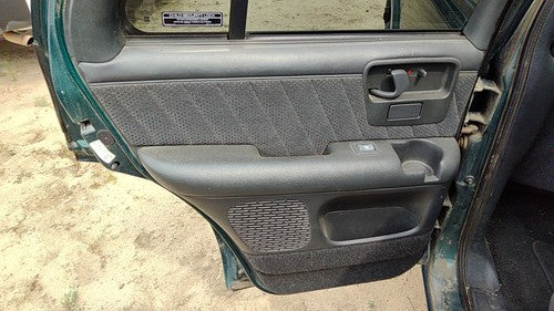 1995-1997 S10 Blazer Driver Left Rear Door Trim Panel With Switches Back Gray