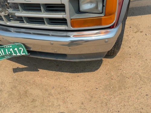 1991-1996 Dodge Dakota Front Bumper With Brackets Assembly Oem Red 04482850