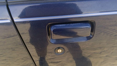 1995-1997 Ford Explorer Passenger Right Front Outside Door Handle Oem Blue