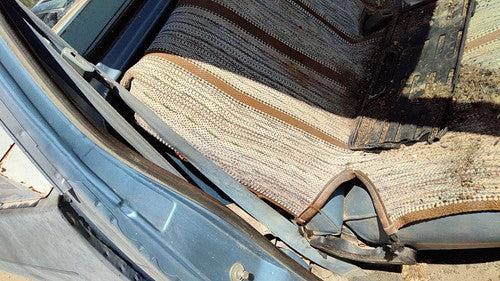 1986 Dodge Ram W150 Passenger Right Front Seat Belt Retractor Oem Shoulder Blue
