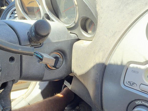 06-12 Mitsubishi Eclipse Steering Column Assembly Oem Floor Shift Automatic Gray