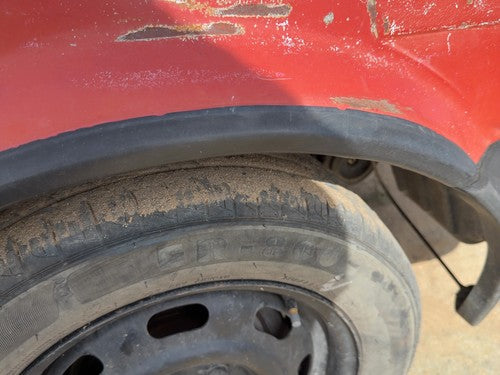 1988 Toyota Fx Passenger Right Front Wheel Flare Moulding Oem Fender Red