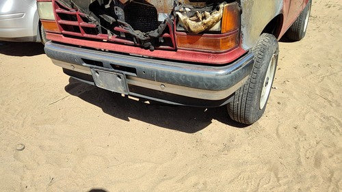 1989-1990 Ford Bronco 2 Front Bumper With Brackets Assembly Oem Chrome