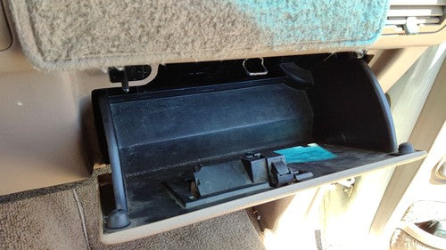 1991-1994 Ford Explorer Glove Box Assembly Complete Door With Latch Oem Tan