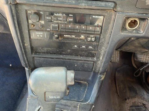 1992-1994 Subaru Legacy Rhd Trim Bezel Around Radio Surround Dash Panel Oem Gray