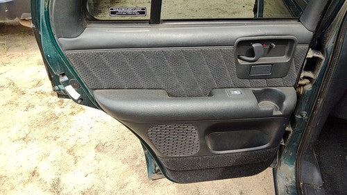1995-1997 S10 Blazer Driver Left Rear Door Trim Panel With Switches Back Gray