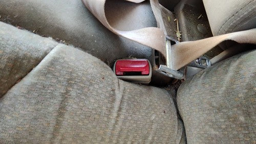97-05 Buick Century Driver Left Front Seat Belt Buckle Receiver Oem Taupe 52B