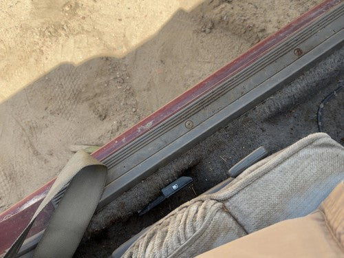 1985-1988 Nissan Maxima Driver Left Lower Sill Step Moulding Trim Panel Oem Gray
