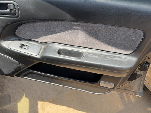 1998 Nissan Maxima Passenger Right Front Door Trim Panel With Switches Black