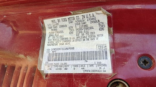 1984-1990 Ford Bronco 2 Driver Left Rear Back Axle Shaft Oem E3Tz4234C