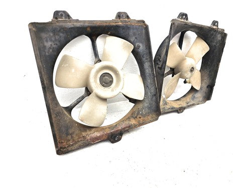 85-86 Toyota Camry Electric Radiator Cooling Fan Assembly With Motors 2.0L Oem