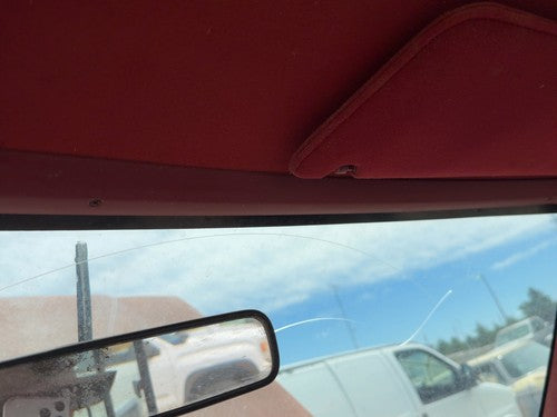 1987-1991 Ford F150 Pickup Upper Windshield Header Trim Panel OEM Red