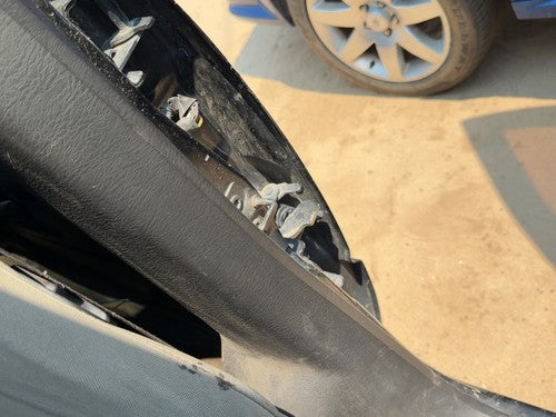 02-05 Dodge Ram 1500 Quad Cab Driver Left Lower B-Pillar Trim Dark Gray
