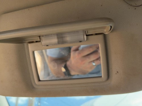 06-07 Chevy Monte Carlo Driver Left Sun Visor Oem Illumination Top Lamp Gray 832