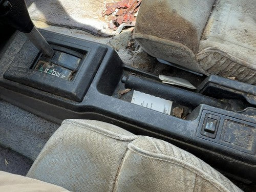 1985-1988 Nissan Maxima Center Console Assembly Gray Automatic 3.0L OEM