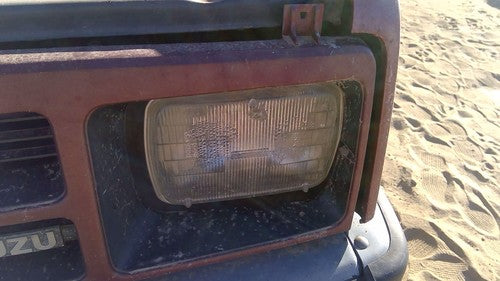 1981-1987 Isuzu Pup Pickup Driver Left Head Light Oem Front Lamp With Bracket