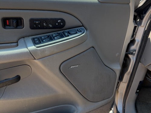 05 Suburban 1500 Driver Left Front Door Trim Panel With Master Switch Gray 92I