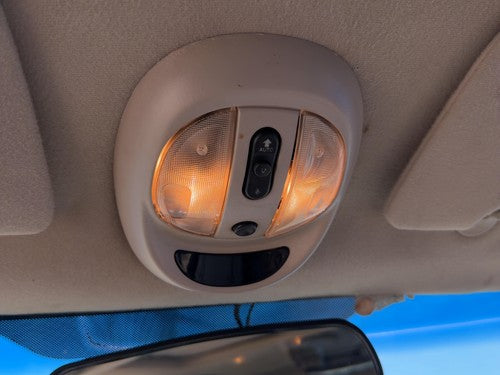 02 Pt Cruiser Center Overhead Console Dome Light Map Lamp Cubby Taupe/Beige Fl