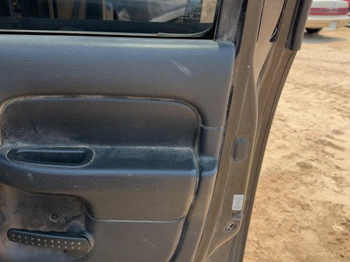 02-05 Ram 1500 Passenger Right Rear Door Trim Panel Switches Back Dark Gray V9Dv
