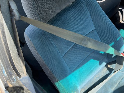 1994 Subaru Legacy Rhd Passenger Right Front Seat Belt Shoulder Reteractor Gray