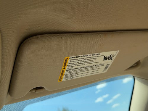 06-16 Impala Passenger Right Sun Visor Oem Without Illumination Neutral 522