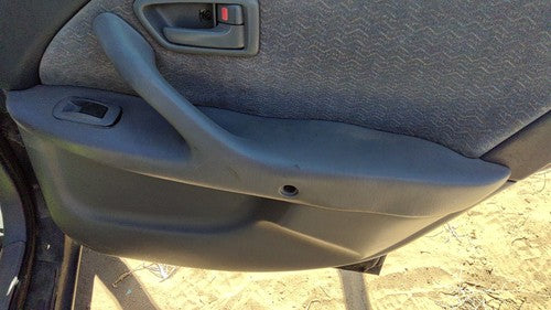 99-01 Camry Passenger Right Rear Door Trim Panel With Switches Back Gray 10