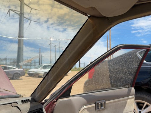 85-88 Nissan Maxima Passenger Right A Pillar Trim Windshield Post Panel Oem Gray