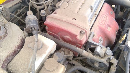 1997-2008 Hyundai Tiburon 2.0L Upper And Lower Timing Cover Set Pair Oem