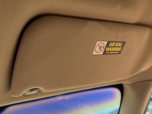 2001 Lincoln LS Passenger Right Sun Visor OEM Illuminated Tan 4H 1W4Z5404104AAA