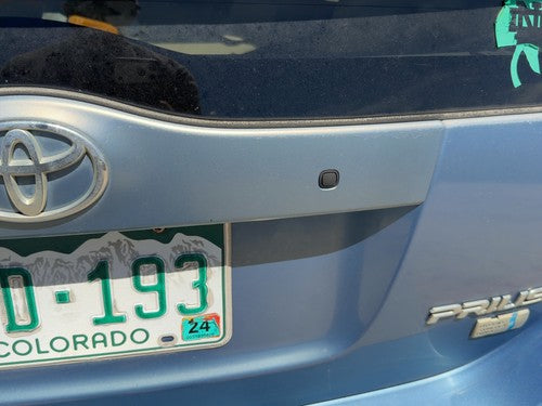05 Toyota Prius License Plate Trim Surround Panel Oem Tail Trunk Finish Blue 8S2