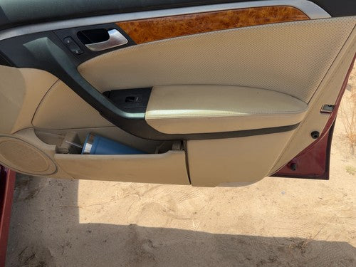 2004-2006 Acura Tl Passenger Right Front Door Trim Panel With Switches Tan C