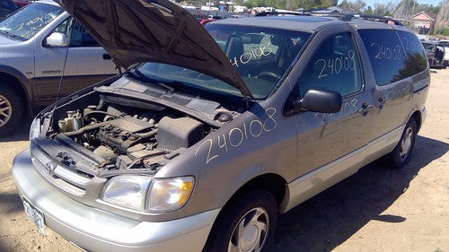 98-03 Toyota Sienna Driver Left Rear Side Window Door Glass Oem Back 6276008020