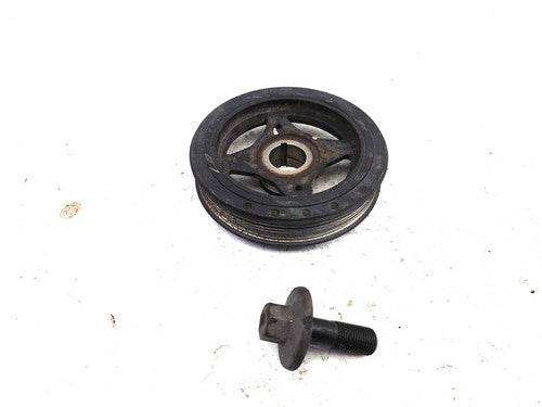 2007-2012 Nissan Versa Harmonic Balancer Crankshaft Pulley With Bolt Oem 1.8L