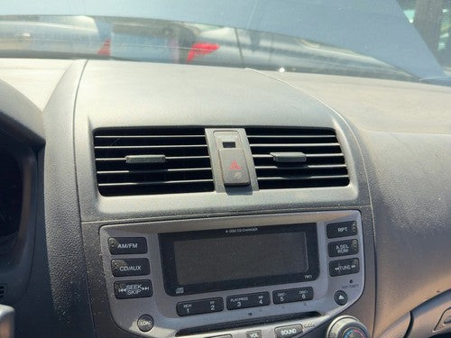 2003-2007 Honda Accord Trim Bezel Around Radio Surround Dash Panel Oem Gray
