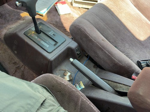 1989 Honda Accord Lx Center Floor Console Assembly Oem Arm Rest Fold Down Maroon