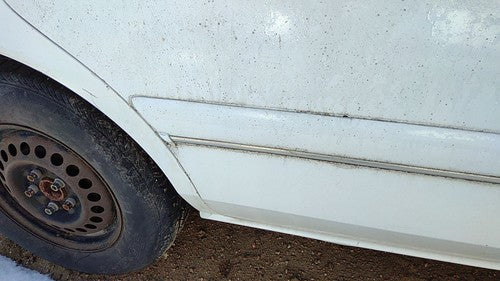 97-02 Century Passenger Right Rear Moulding From Door Back Trim Strip White