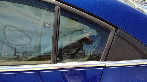 2013-2014 Chevy Cruze Driver Left Rear Vent Window Back Door Glass With Frame