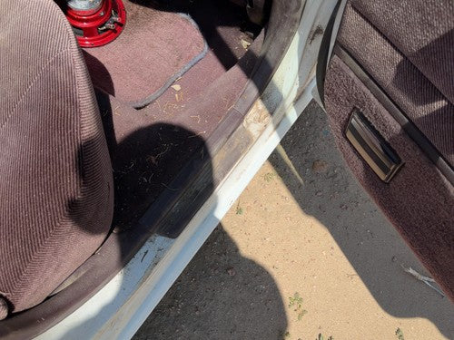 86-89 Accord Lx Passenger Right Rear Lower Sill Plate Step Trim Panel Oem Sedan