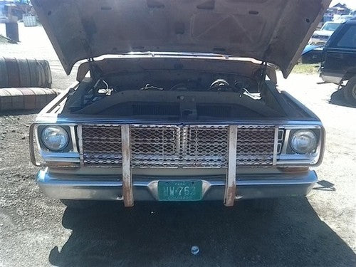 1972 F250 Pickup Left Front Seat Belt Retractor Male End Tan Driver Side Floor