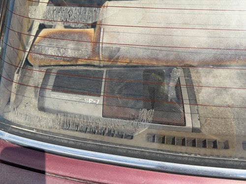 1985-1988 Nissan Maxima Sedan Driver Left Rear Speaker Grill Cover Panel OEM