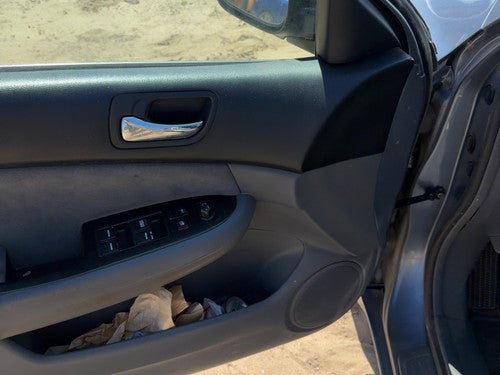 06-07 Accord Driver Left Front Door Trim Panel With Master Switch 2.4L Gray