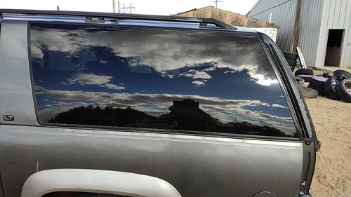 1992-99 Chevy Suburban Driver Left Rear Quarter Glass Back Side Window Oem