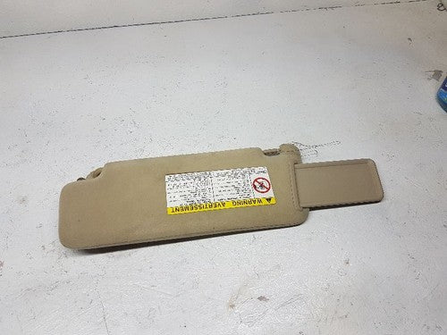 1999 Lexus Rx300 Passenger Side Sun Visor Assembly Mirror Tan Right Windshield