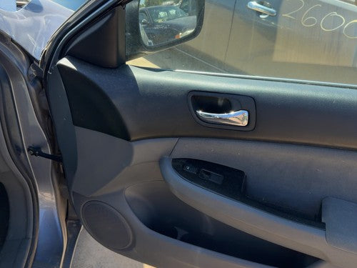 06-07 Honda Accord Passenger Right Front Door Trim Panel With Switches 2.4L Gray