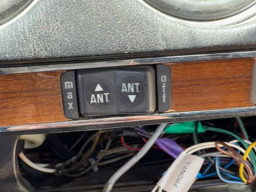 1980 Mercedes 450SL 107 Power Antenna Switch Dash OEM 0008206910