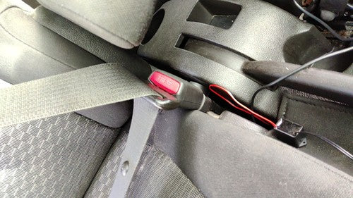 2006-2011 Chevy Hhr Passenger Right Front Seat Belt Buckle Receiver Black 19B