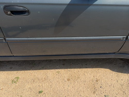96-00 Civic Passenger Right Front Moulding From Door Oem Trim Strip Blue B-73M